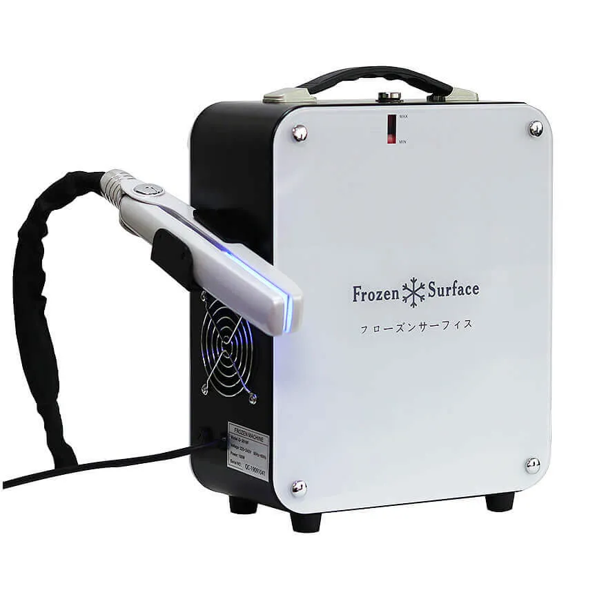 portable frozen flat iron for hair treatment